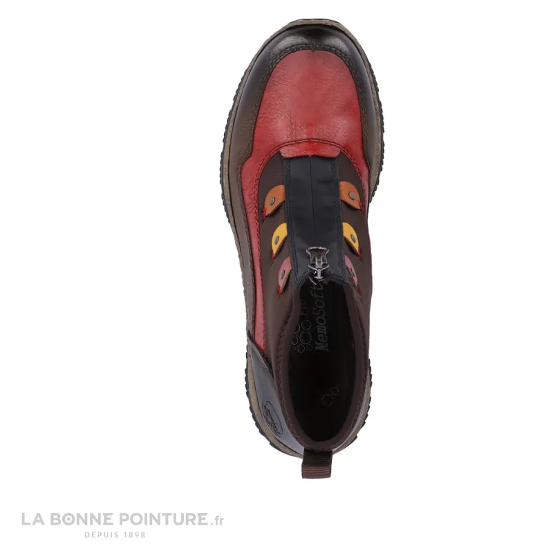 Achat chaussures Rieker Femme Boots, vente Rieker N3277-25 - Marron et multicolore - Boots Femme