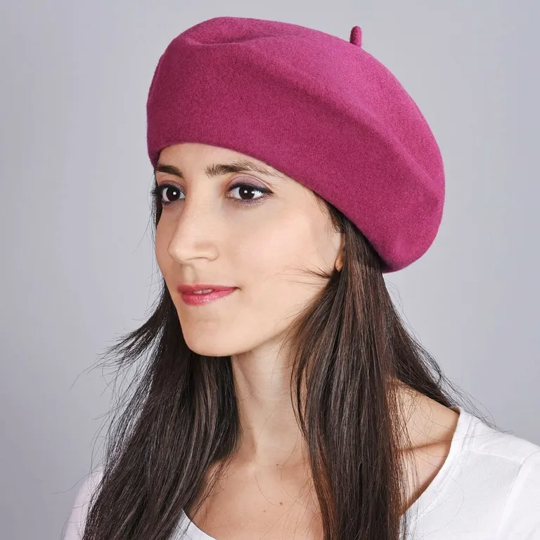 Béret Femme Yva Magenta