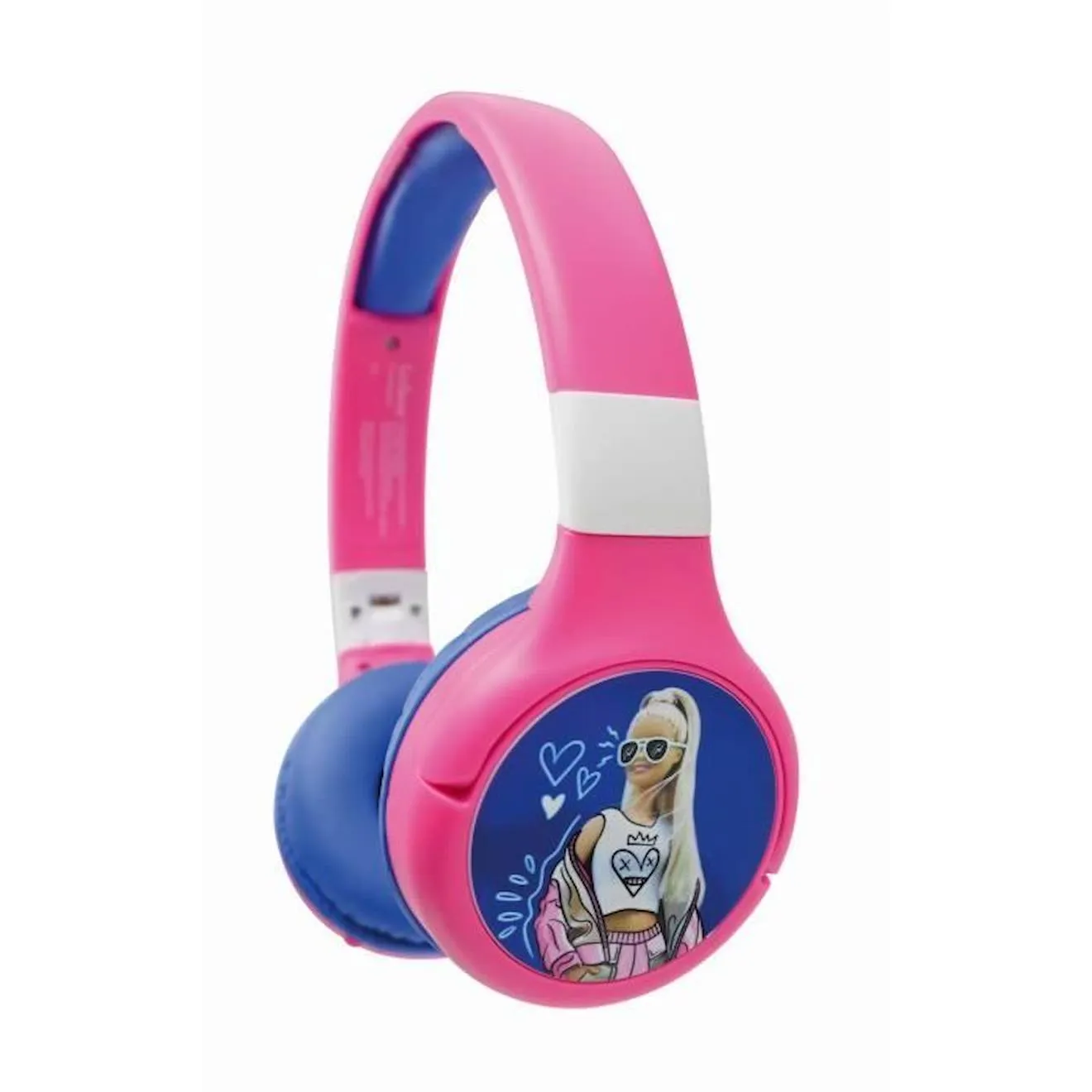 Casque audio Barbie 2 en 1 Bluetooth et Filaire pour enfants avec limitation de son - LEXIBOOK rose - Lexibook