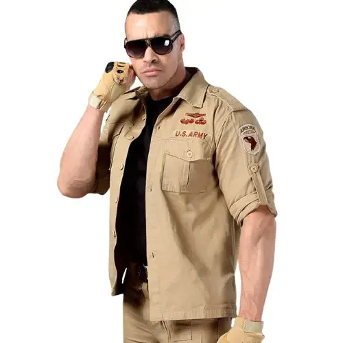 Chemisier tactique militaire homme