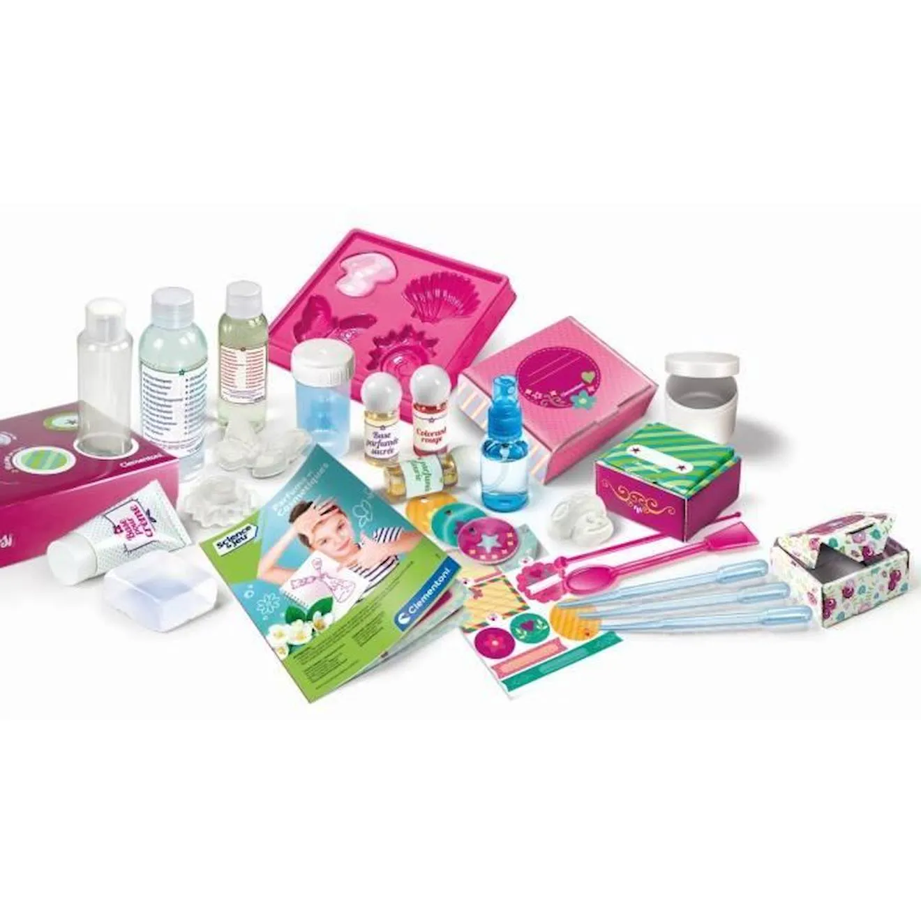 Clementoni - Science & Jeu - Création Parfums & cosmétiques - Fabriqué en Italie rose - Clementoni