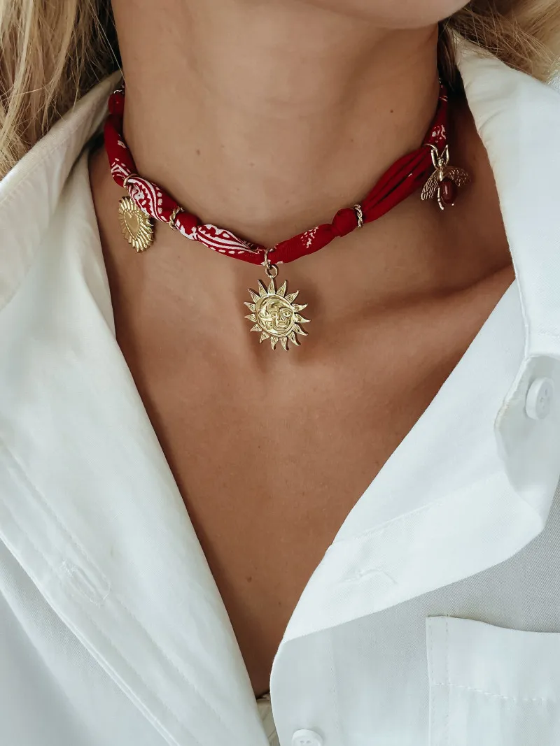 Collier Istanbul - Rouge/Blanc