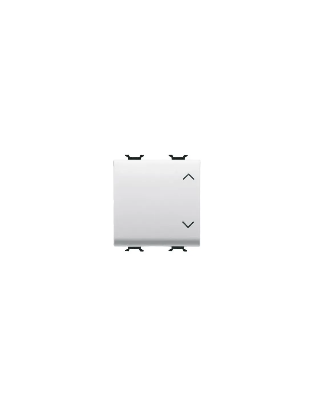 COMMUTATEUR 2M 1P 10AX HAUT-BAS BLANC GEWISS GW10123