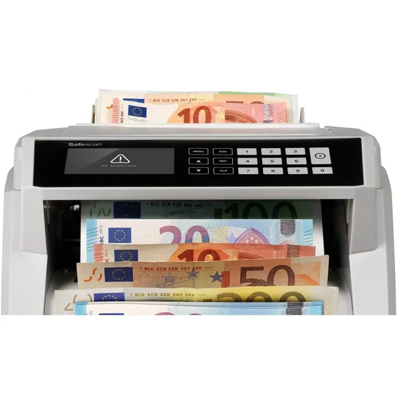 Compteuse de billets Safescan 2465-S - 7 détections des faux - gris