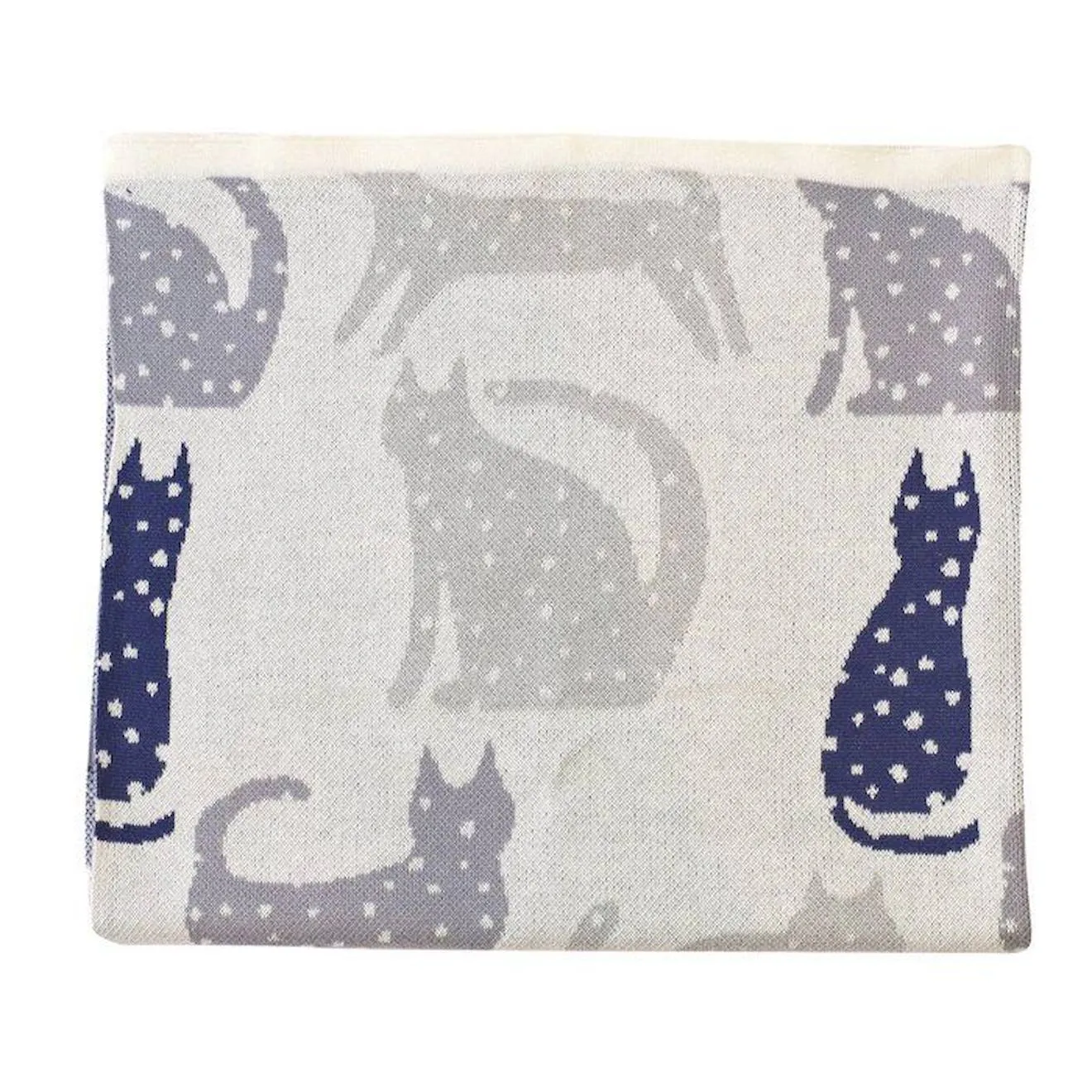Couverture pour en coton bio Chatons gris - Sevira Kids