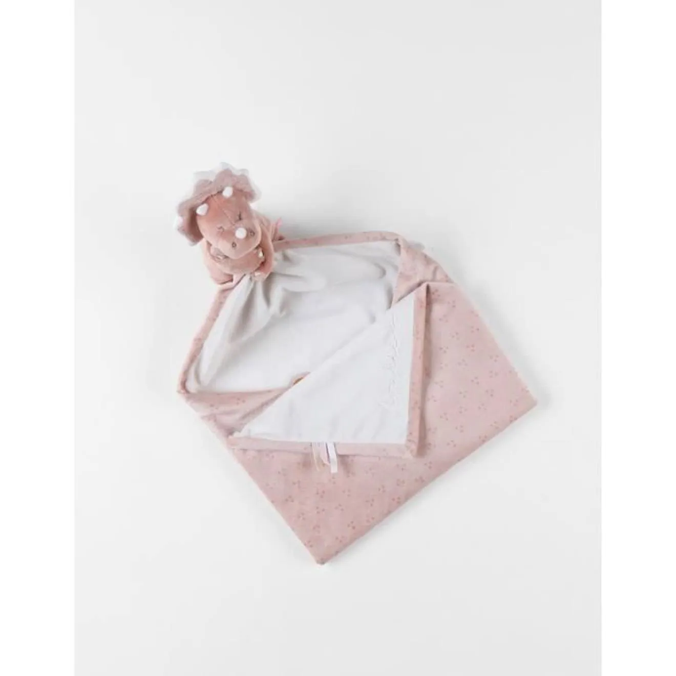 Couverture Veloudoux® Lina & Joy rose - Noukies