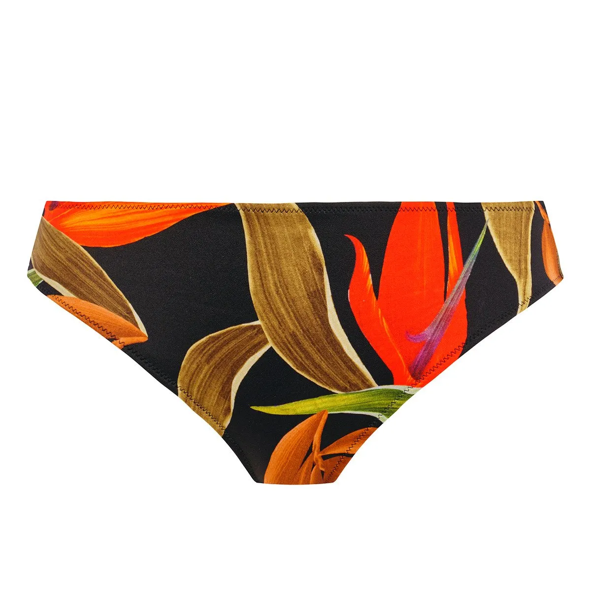 Culotte de bain imprimé tropical Pichola Noir Fantasie swim