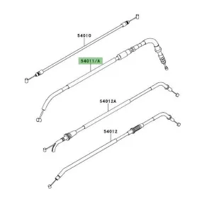 Câble d'embrayage Kawasaki Er-6f (2006-2008) | Moto Shop 35