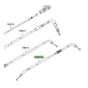Câble fermeture des gaz Kawasaki Versys 650 (2010-2014) | Moto Shop 35