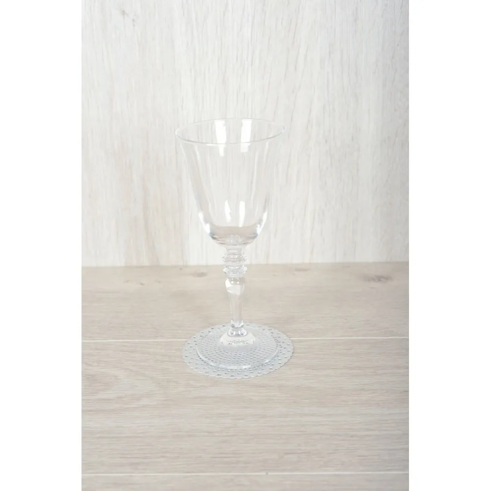 Dessous de verre rond argent - lot de 6