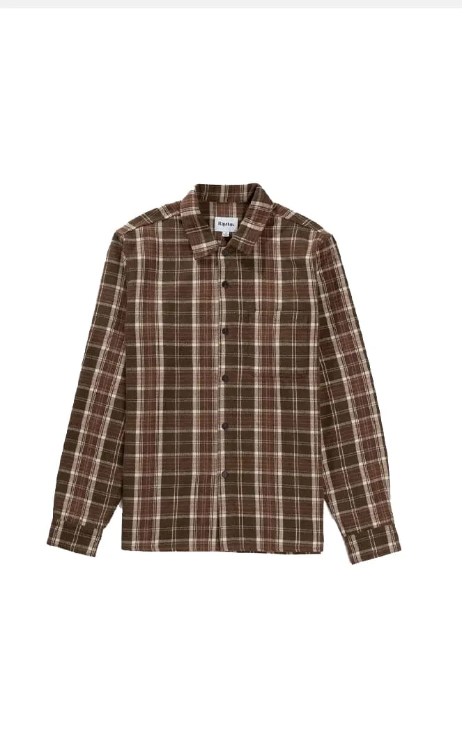 Flannel Chemise Manches Longues Homme