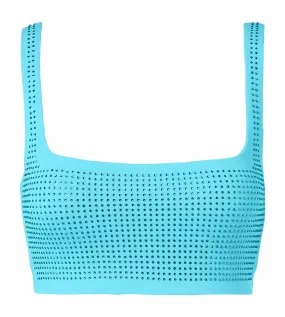 Haut de Bikini Goldbergh Femme Crystal Atlantic Blue