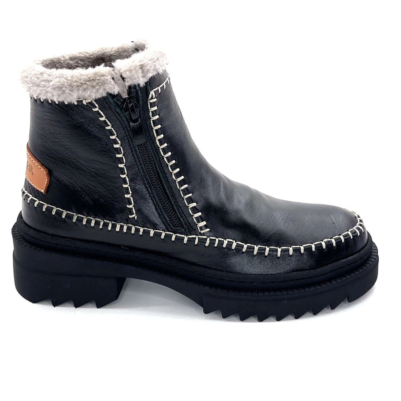 Hooper Melen Cuir Noir
