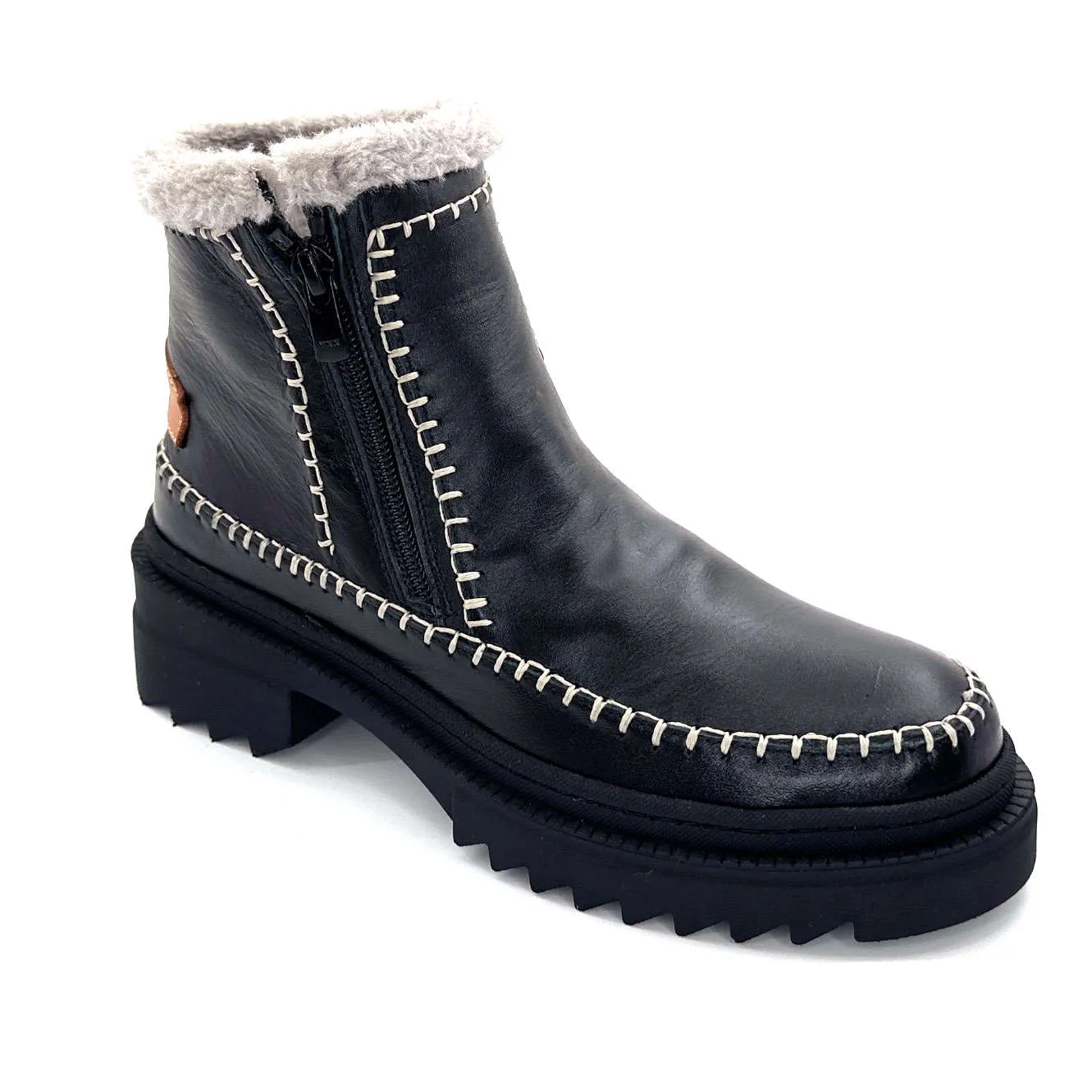 Hooper Melen Cuir Noir