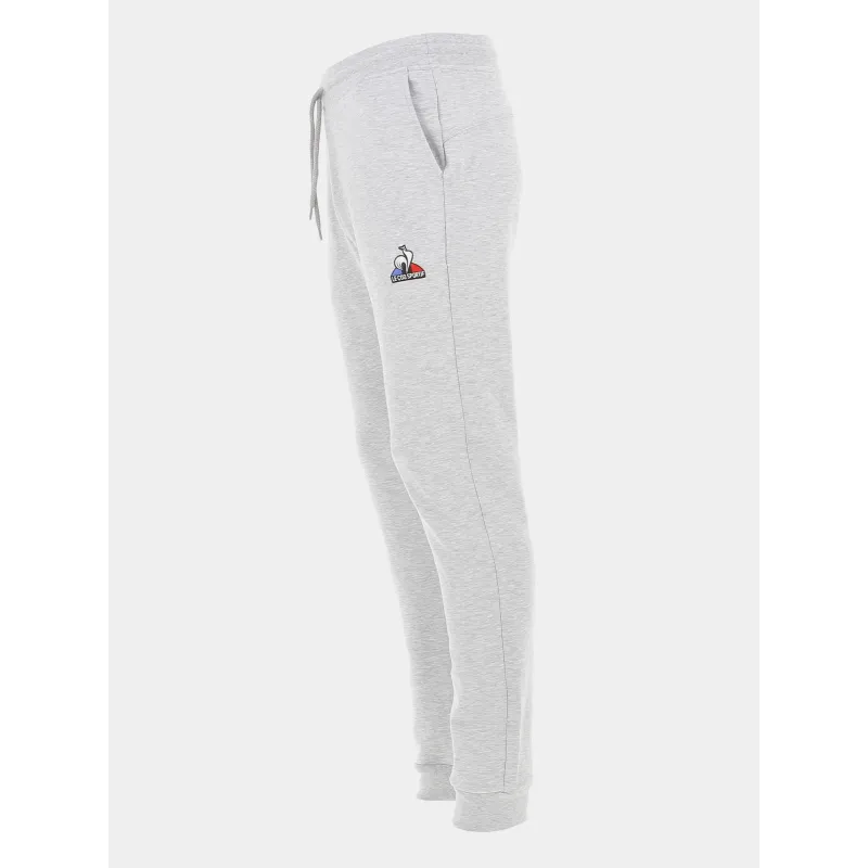 Jogging essential slim gris chiné homme - Le Coq Sportif | wimod
