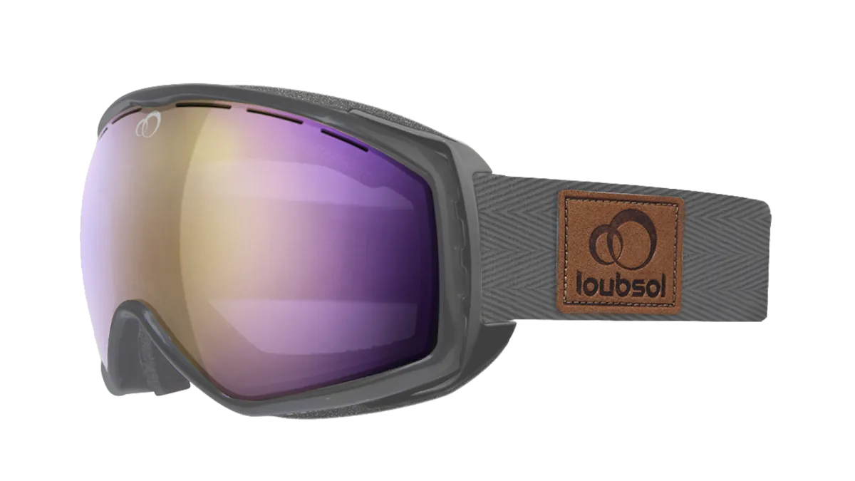 masque ski loubsol chrono gris nxt gold photochromique