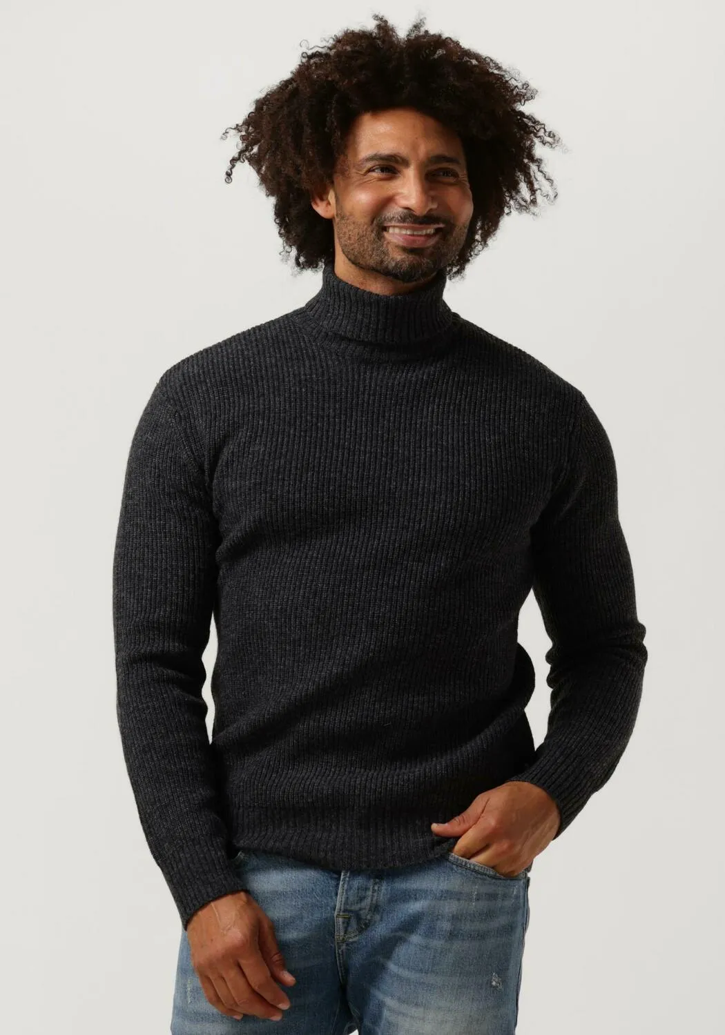 minimum col roulé hargreaves 2.0 7349 gris foncé