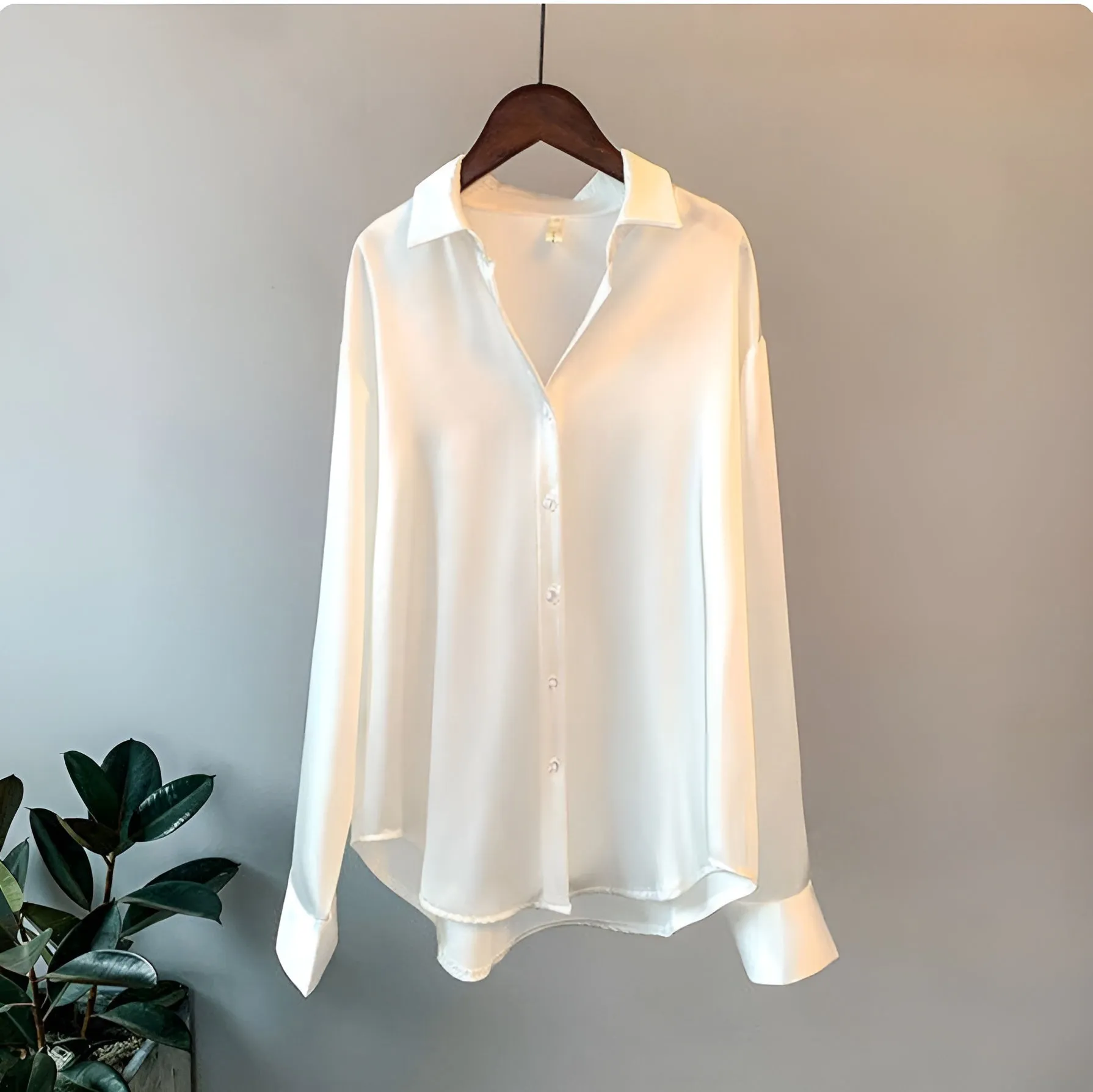 Monique | Chemise en Satin