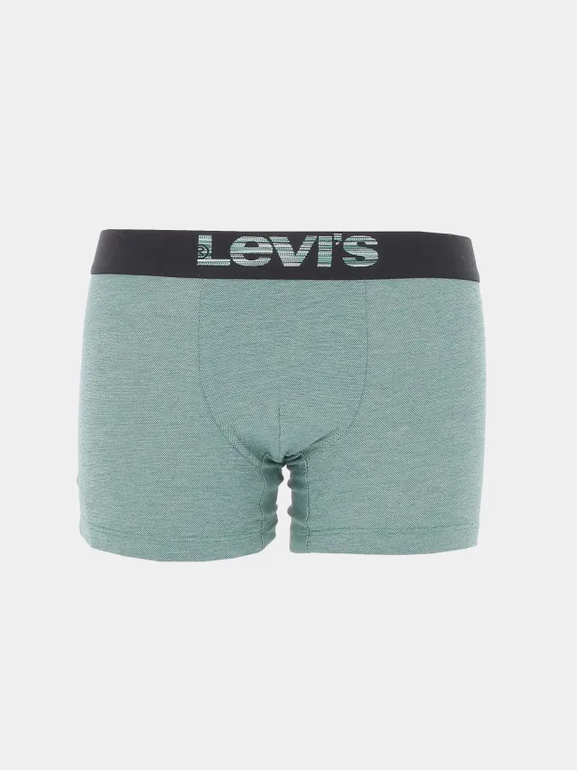 Pack 2 boxers optical illusion vert bleu homme - Levi's | wimod