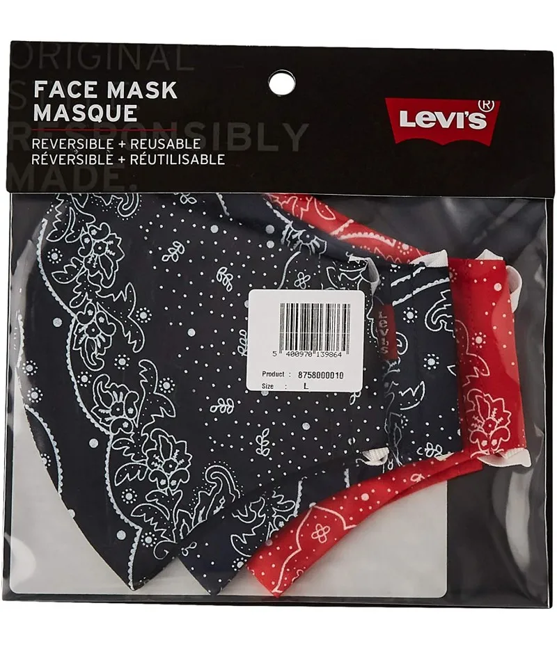 Pack de 3 Masques "LEVI'S" Bandana all colors e21