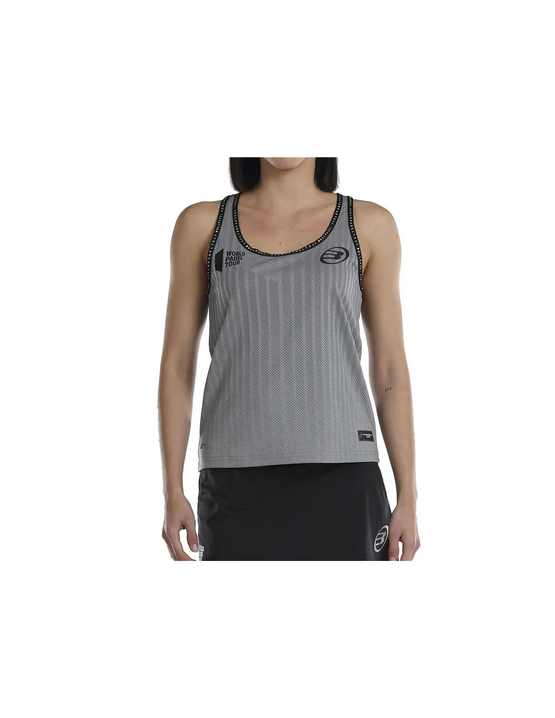 Padel T-Shirt Bullpadel Lugar Gris Femme