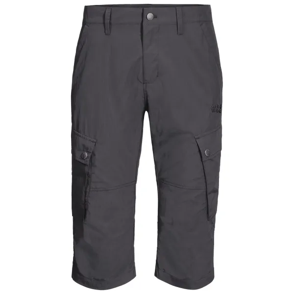 Pantalon Jack Wolfskin Men Desert Valley 3/4 Asphalt