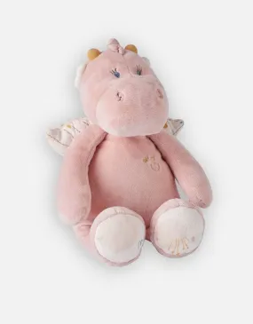 Peluche - NOUKIE'S - Joy dragon - Rose - 25 cm - Fille - Bébé - Non rose - Noukies