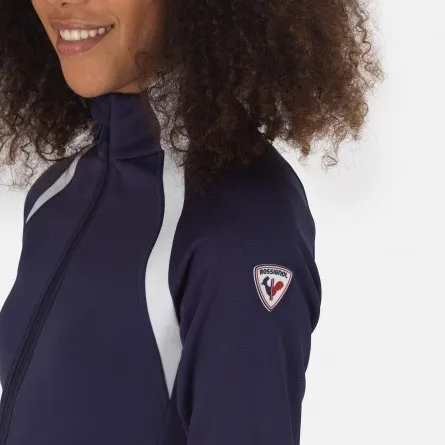 Polaire / softshell femme Rossignol Aerial FZ Femme dark navy