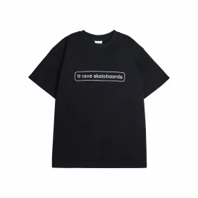 Rave Skateboards - CORE LOGO tee - Black
