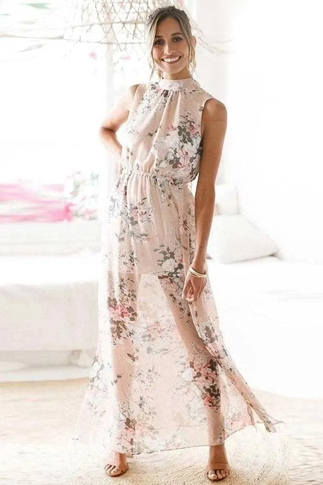 Robe boho florale