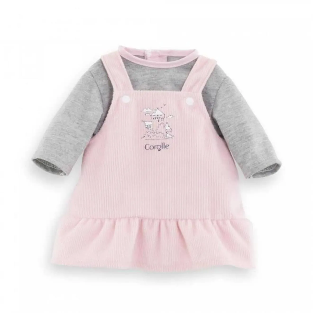 Robe et T-shirt pour poupée Corolle Bords de Loire - rose - 36 cm - pour enfant de 2 ans et plus rose - Corolle