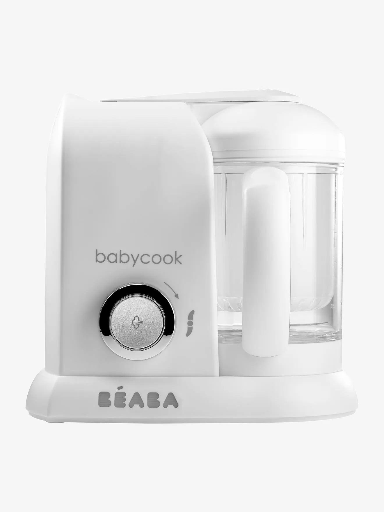 Robot 4 en 1 BEABA Babycook solo blanc/gris argent - Béaba