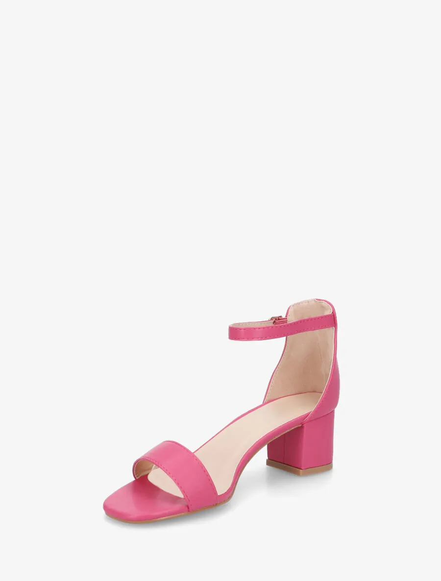 Sandales basiques à bride - Fuchsia