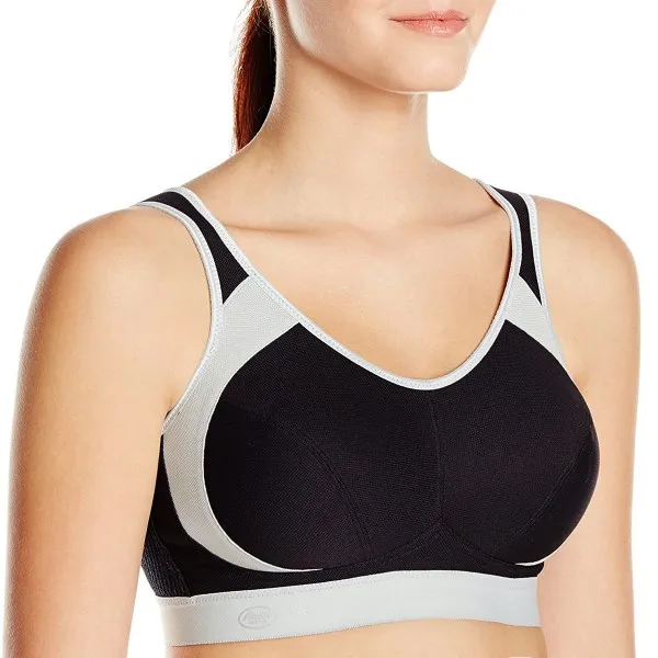 Soutien-gorge de sport sans armatures Extreme control noir d'Anita Active