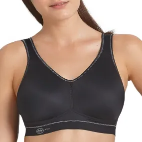 Soutien-gorge de sport sans armatures Light & firm noir d'Anita Active