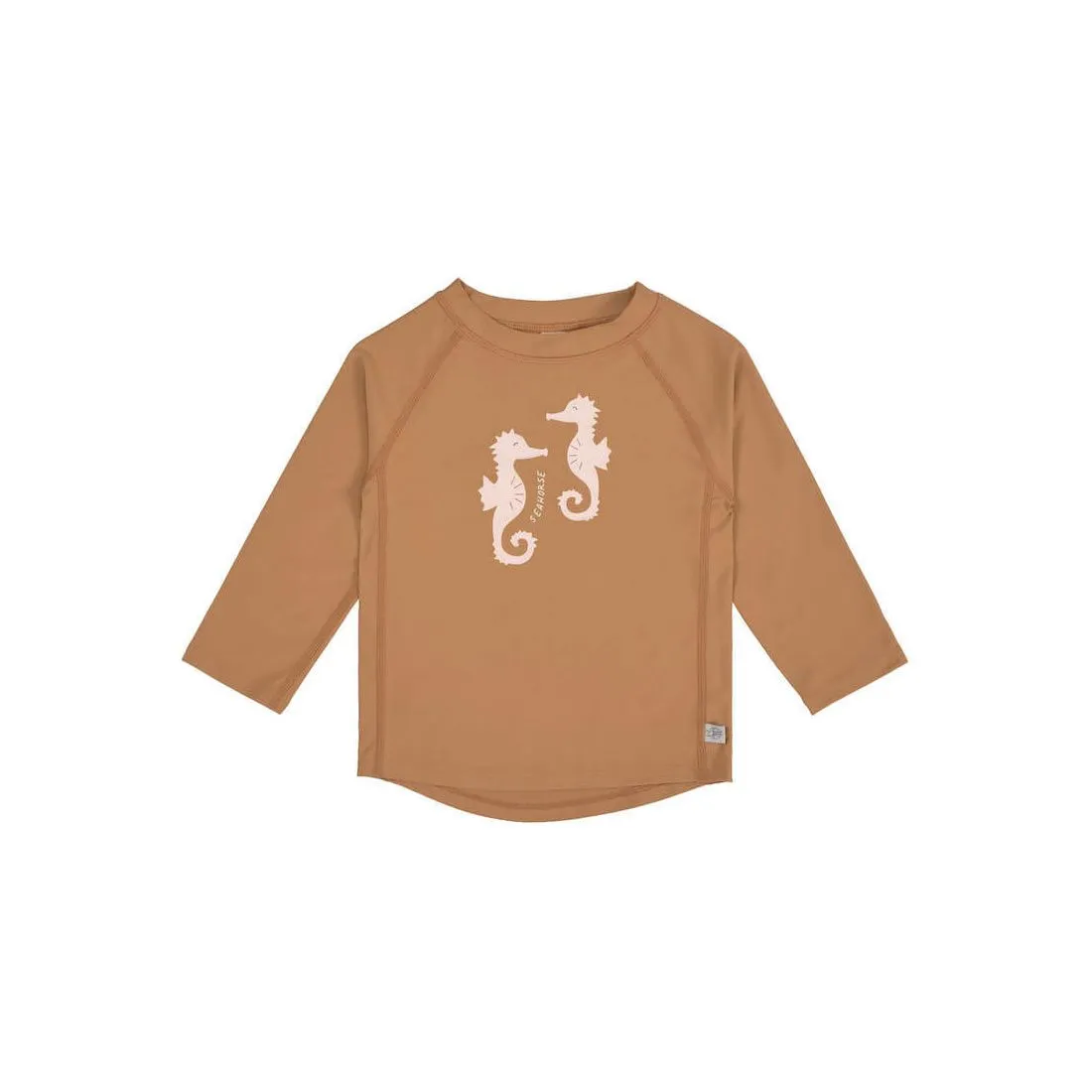 T-Shirt anti-UV Manches-Longues Hippocampe Rose Clair - Lässig