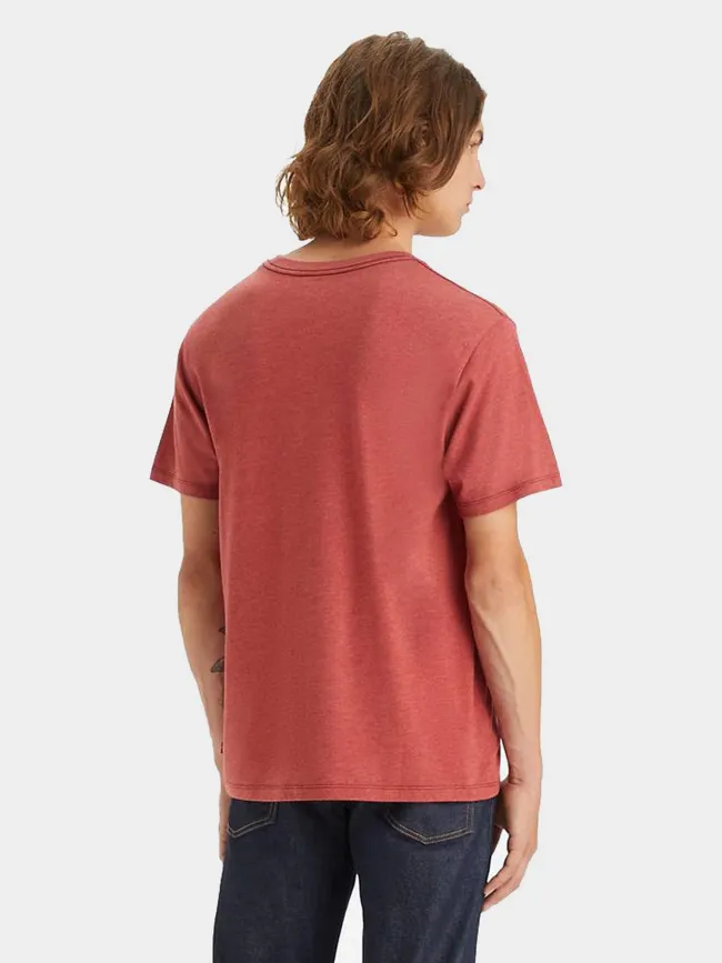 T-shirt grapic crewneck rouge homme - Levi's | wimod