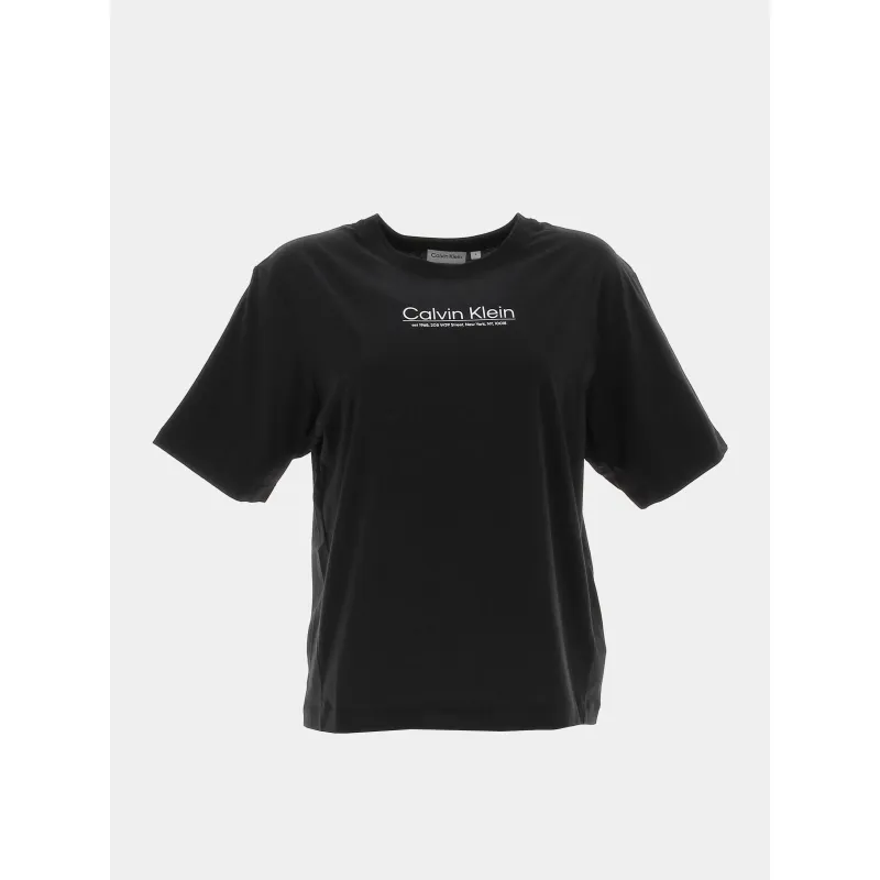 T-shirt hibiscus logo r4 blanc femme - Guess | wimod