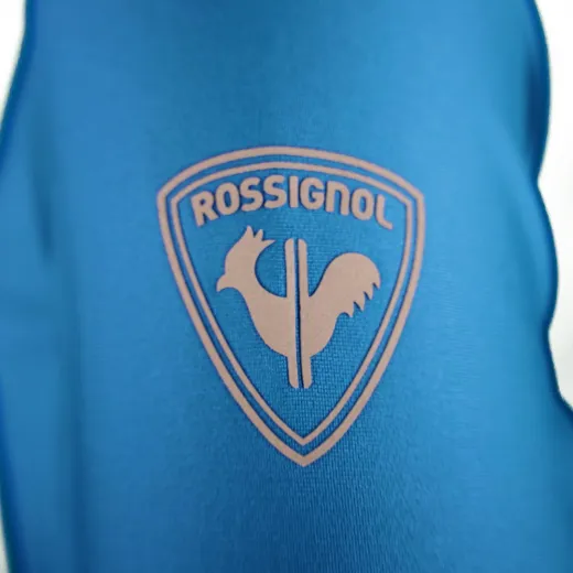 T-shirt ml classique 1/2 zip blue