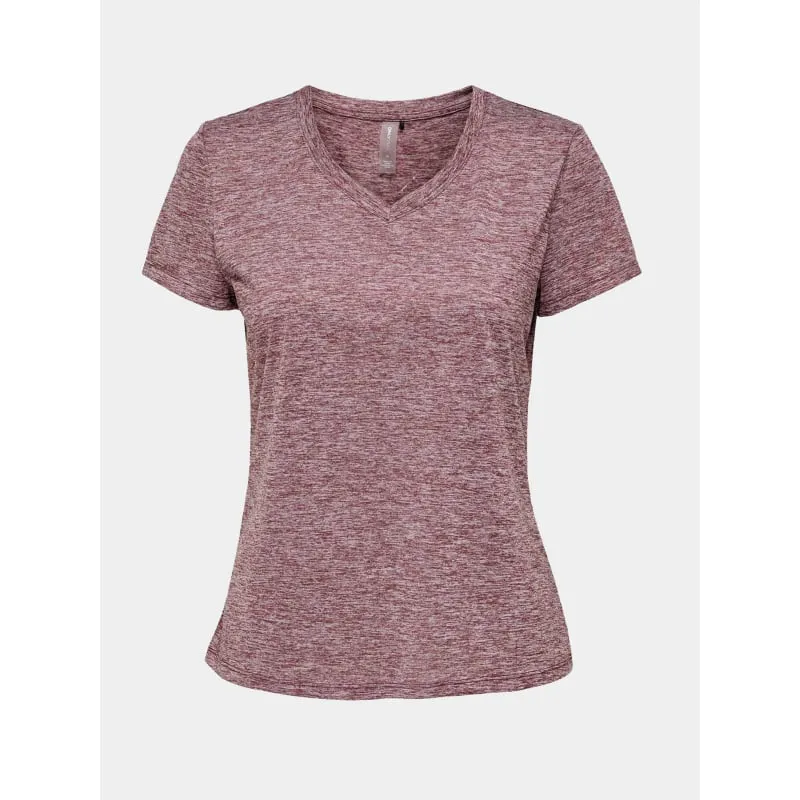 T-shirt triangle flowers blanc femme - Guess | wimod