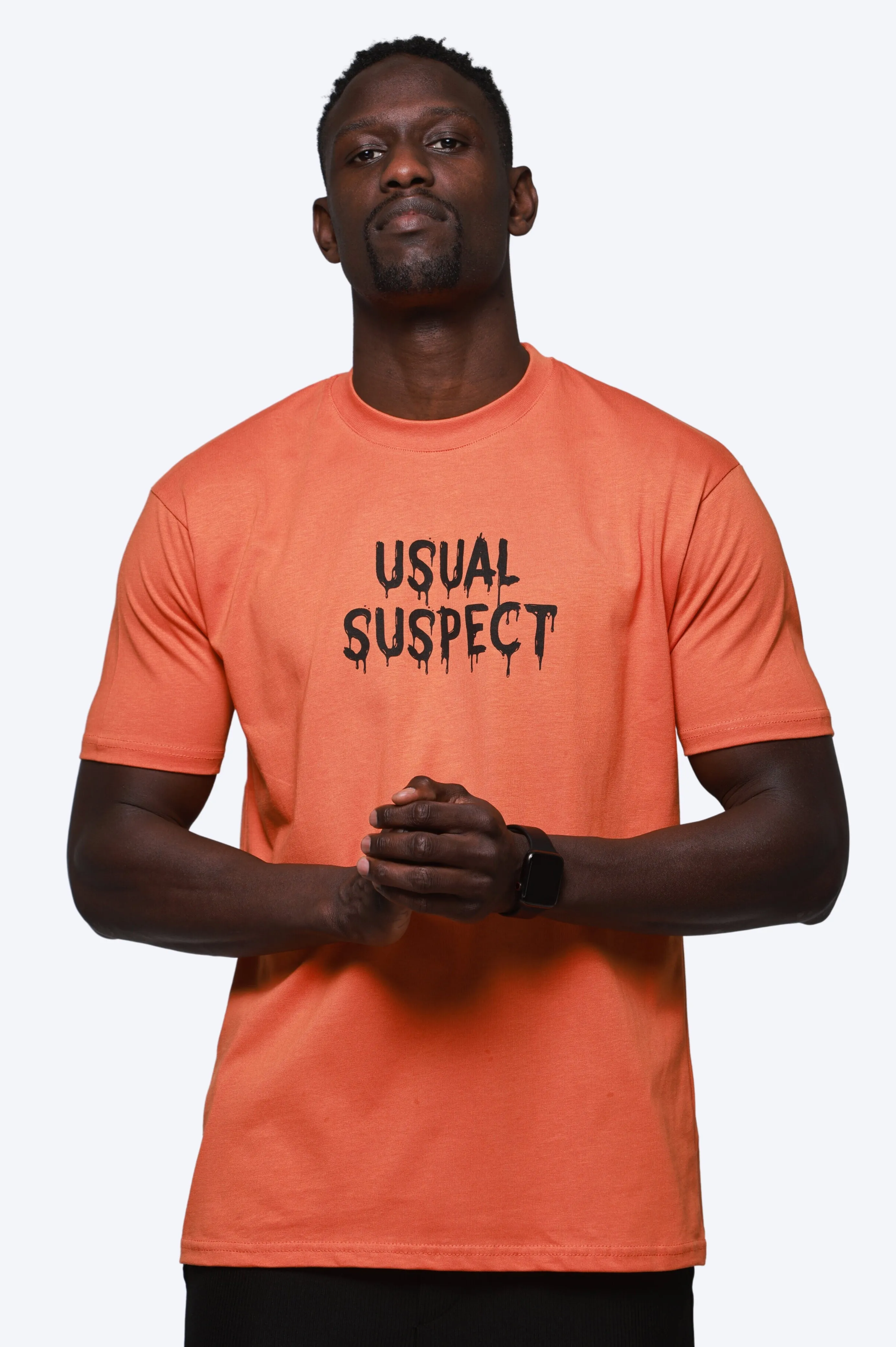 T-SHIRT USUAL SUSPECT - ORANGE