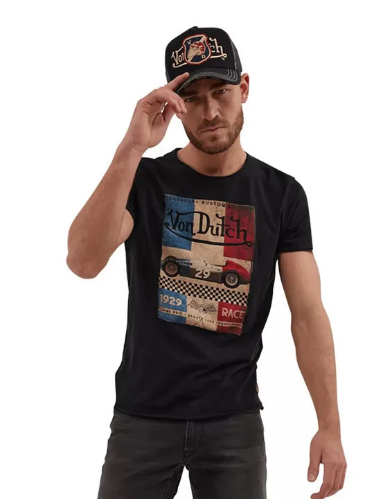 T shirt Vondutch Gprix noir