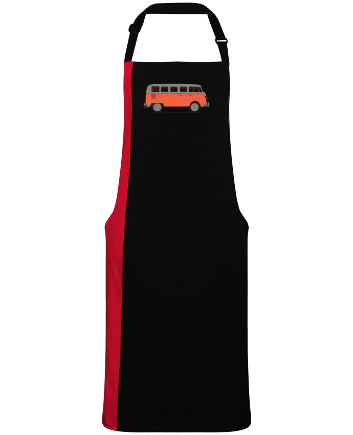 Tablier bicolore Red Van par  Florent Bodart