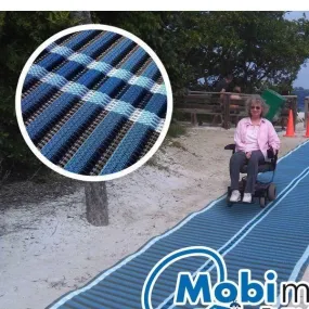 Tapis d'accès enroulable 1.98mx15.2m - brun