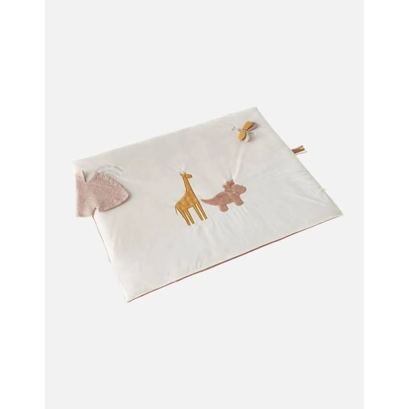 Tapis de jeu et de parc 75 x 95 cm Lina & Joy rose - Noukies
