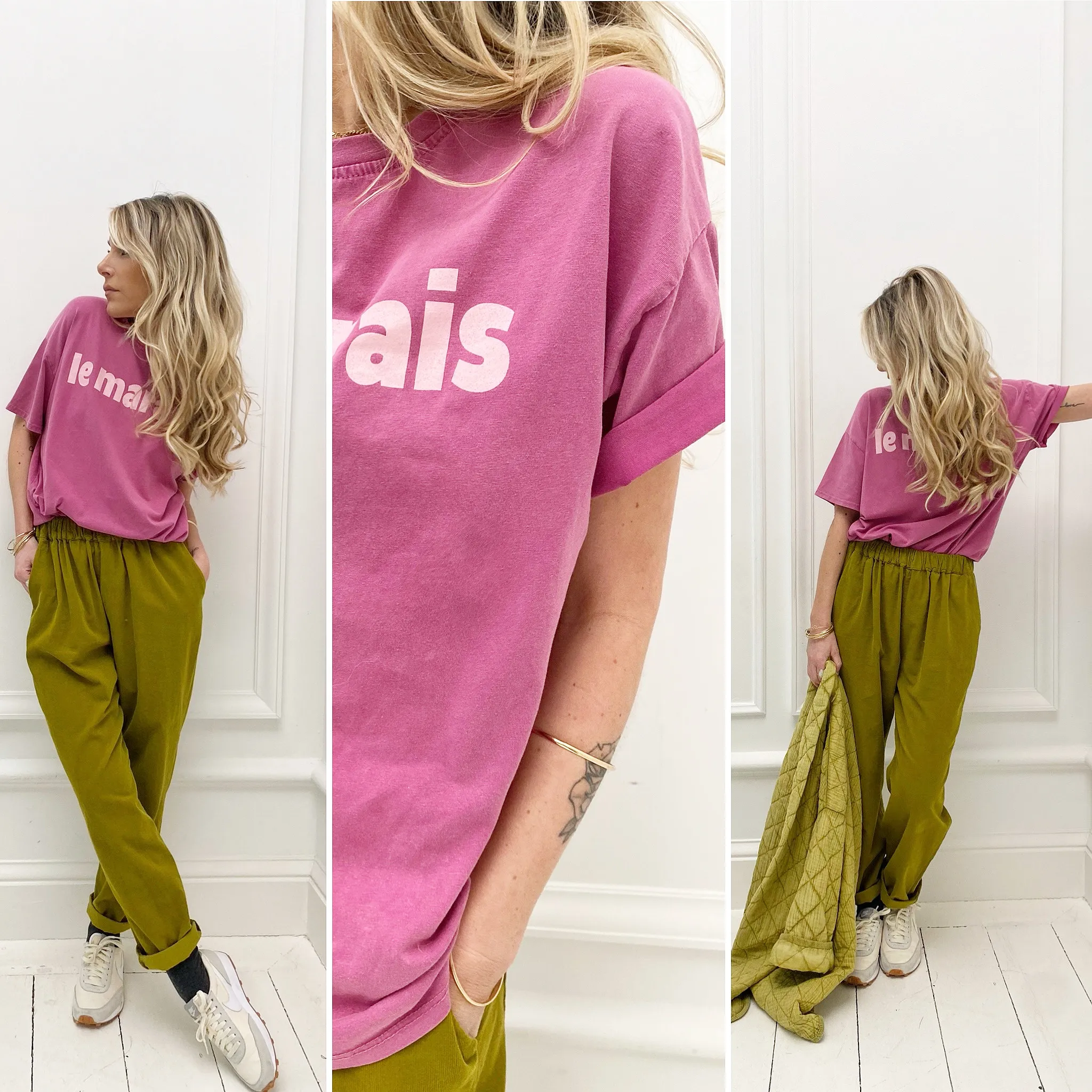 Tee-shirt “LE MARAIS” rose
