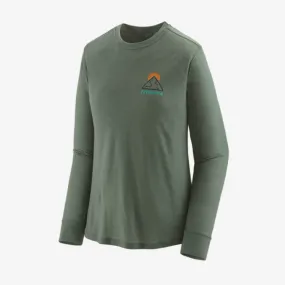 Tee-shirt en merino Patagonia "Long-Sleeved Capilene Cool"- Femme Taille S Couleur Bleu