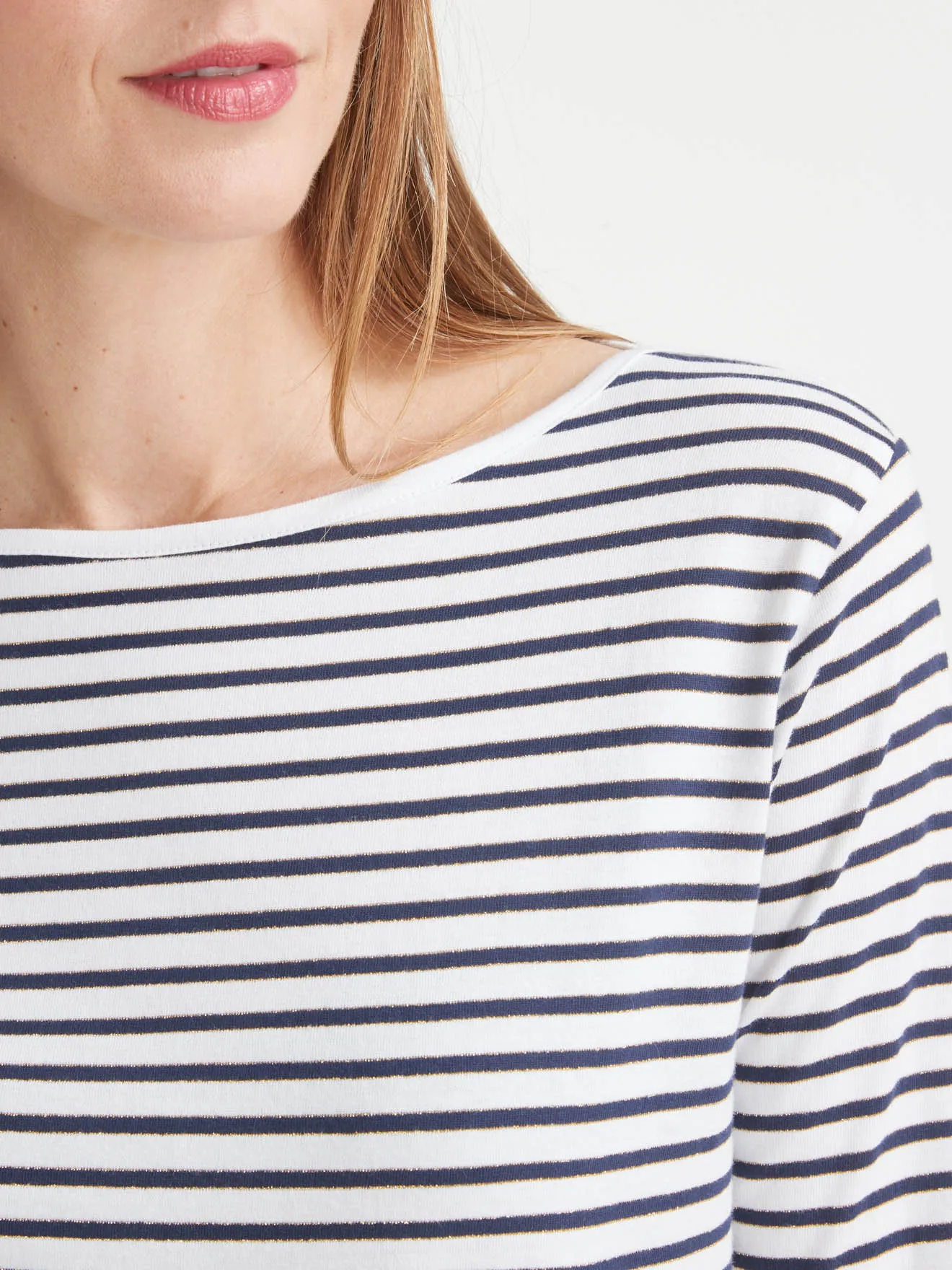 Tee-shirt encolure bateau