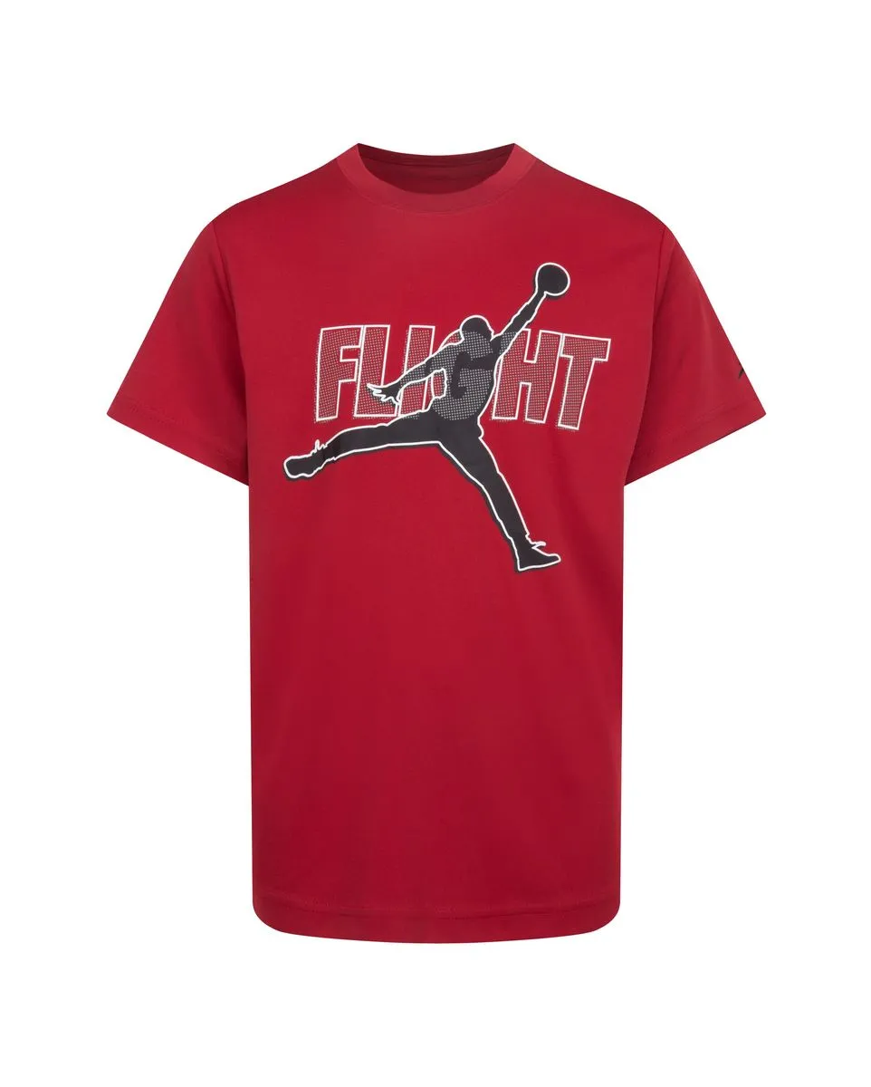Tee-shirt Enfant JDB REFLECTIVE FLIGHT S/S TEE Rouge