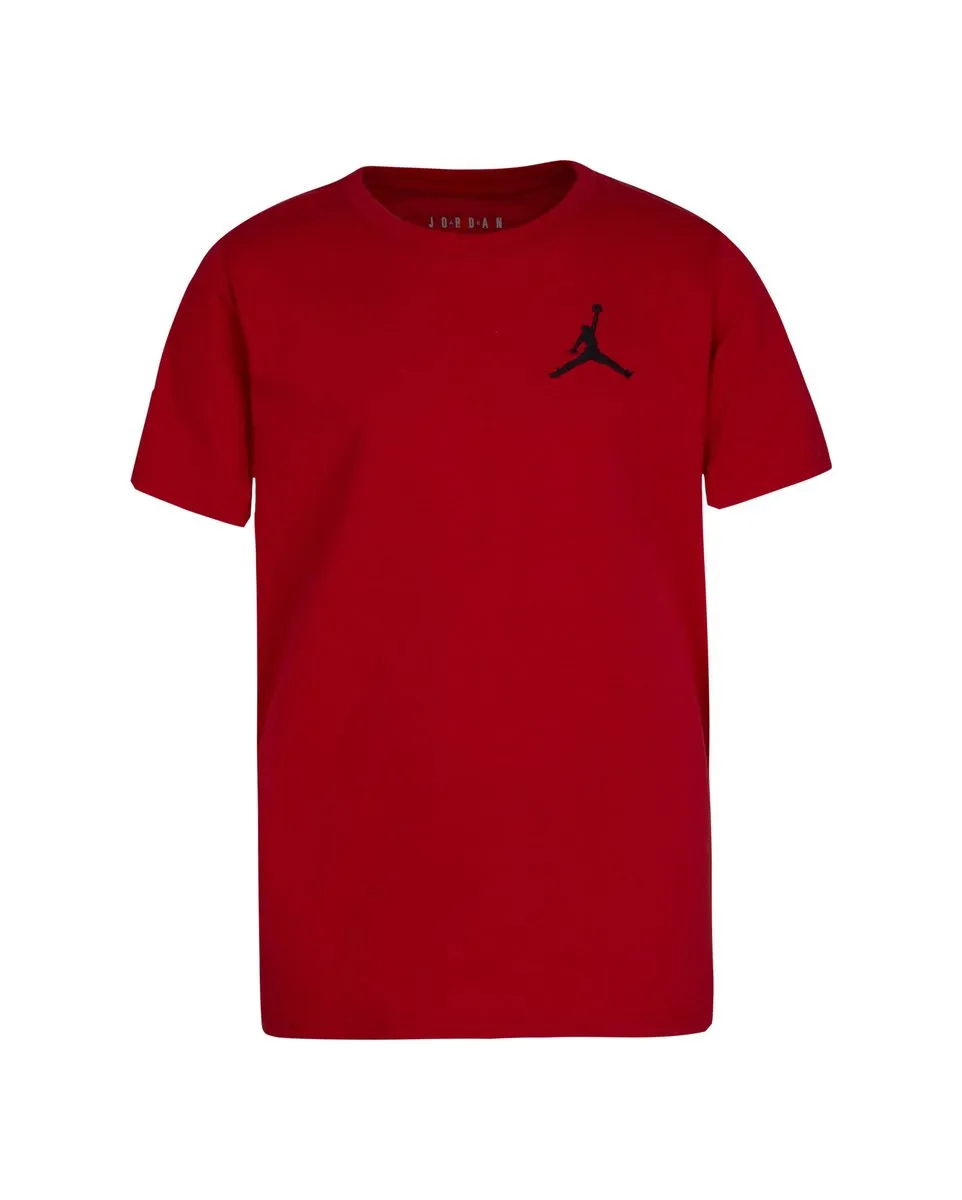 Tee-shirt MC Garçon JDB JUMPMAN AIR EMB Rouge